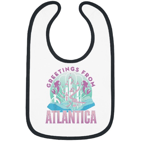 Disneyss The Little Mermaid Greetings From Atlantica Bibs