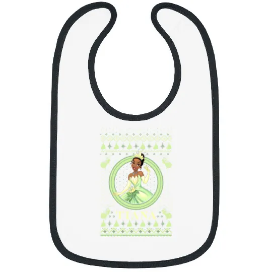 Disney The Princess and the Frog Tiana Christmas Sweater Bibs