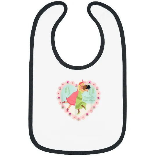 Disney Princess Frog Tiana Charlotte Friends Do Bibs