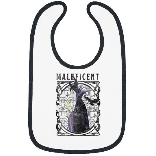 Disneyss Villains Maleficent Side Look Poster Bibs
