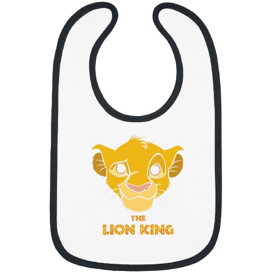 Disney The Lion King Young Simba Portrait & Title Logo Bibs