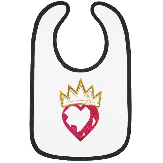 Disney Descendants 2 Evie Heart Crown Bibs