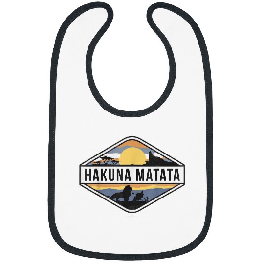 Disneyss Lion King Hakuna Matata Sunset Graphic Bibs