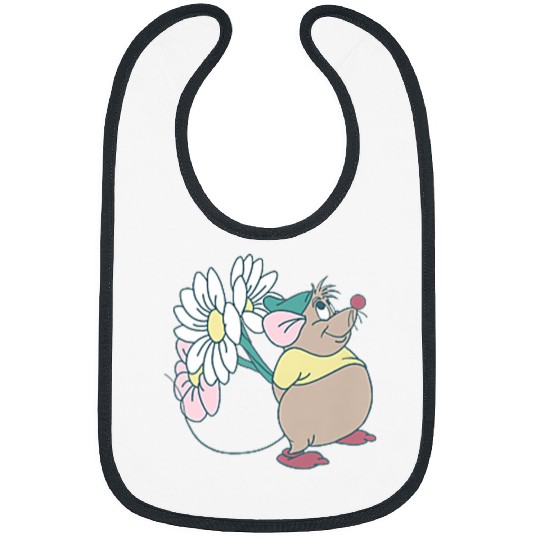 Disneyss Cinde Cute Lil Gus Gus Pastel Color Portrait Bibs