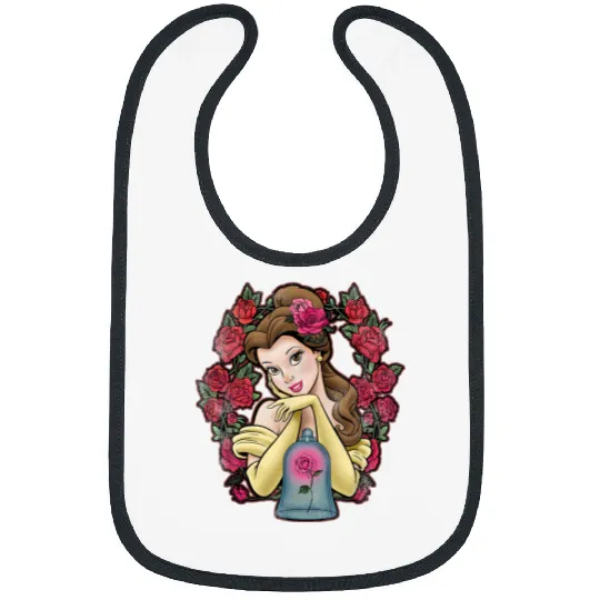 Disneyss Beauty And The Beast Belle Roses Graphic Bibs