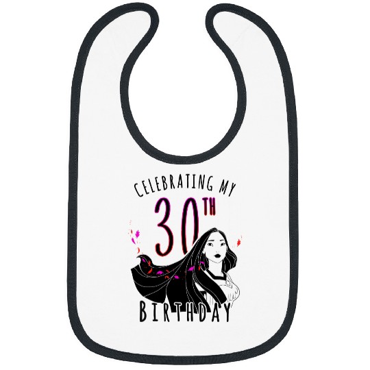 Disney Pocahontas Celebrating My 30th Birthday Sketch Bibs