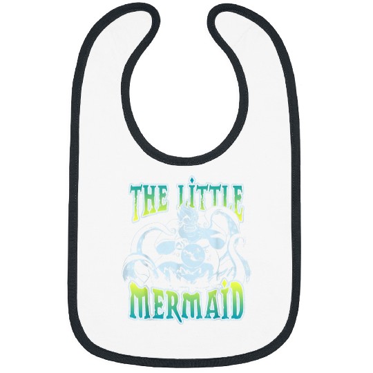 Disneyss Little Mermaid Ursula Neon Sea Witch Graphic Bibs