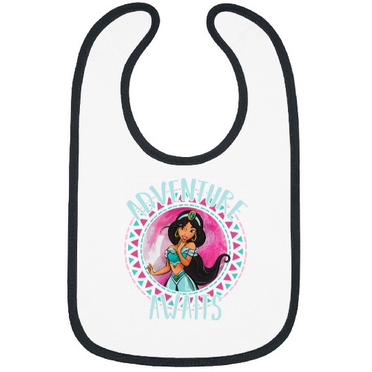 Disney Aladdin Jasmine Adventure Awaits Circle Bibs
