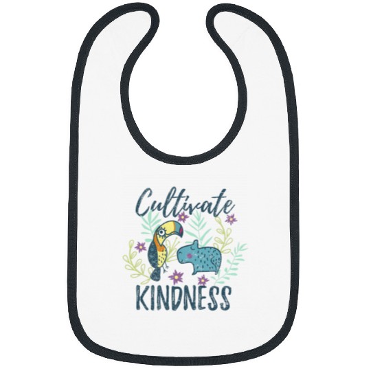 Disney Encanto Cultivate Kindness Floral Logo Bibs