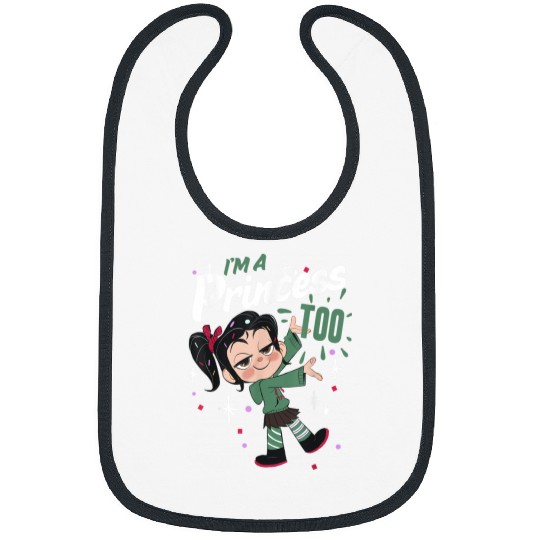 Disneyss Wreck It Ralph 2 Princess Logo Graphic Bibs