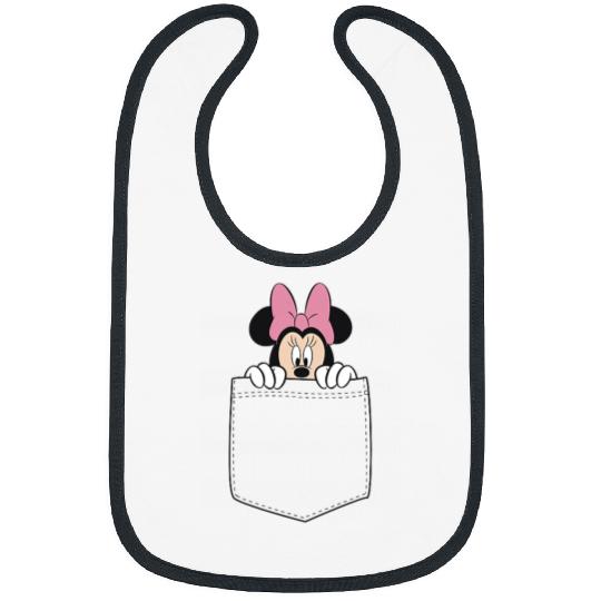 Black Disney Minnie Mouse Classic Fit  - Crew Neck Bibs