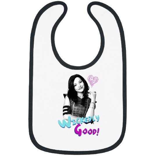 Disney Descendants Mal Smirk Wickedly Good Bibs
