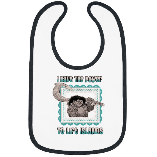Disney Moana Maui Power To Lift Islands Graphic Bibs