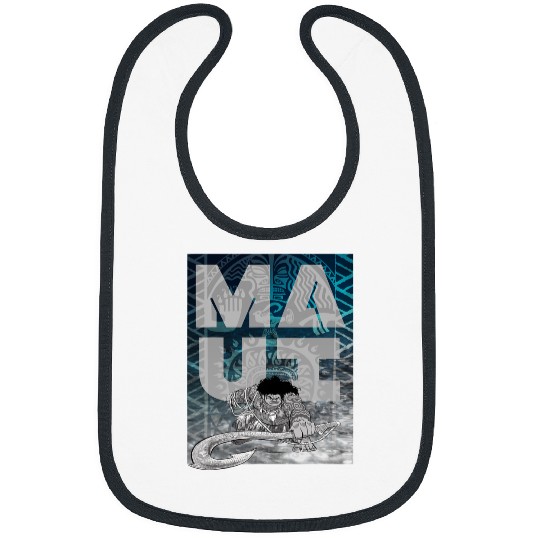 Disney Moana Maui Epic Fish Hook Poster Graphic Bibs