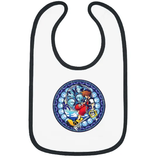 Disney Kingdom Hearts Sora Keyblade Mosaic Bibs