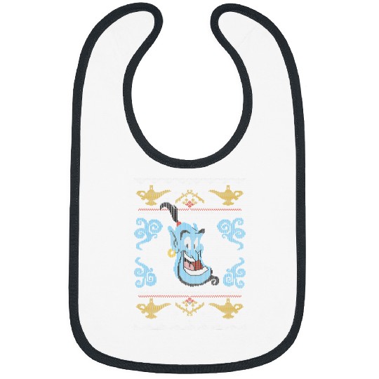 Disney Aladdin Genie Ugly Christmas Sweater Design Bibs