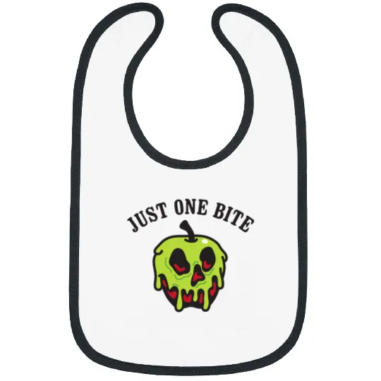 Disney Snow White Poison Apple Just One Bite Bibs