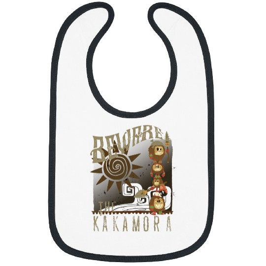 Disney Moana Beware of the Kakamora Graphic Bibs