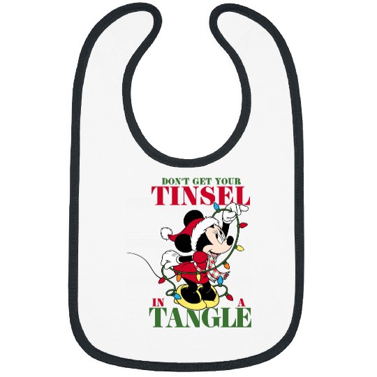 Disney Holiday Minnie Tangled Tinsel Bibs