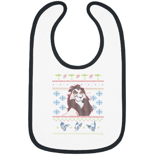 Disney Villains The Lion King Scar Ugly Christmas Sweater Bibs