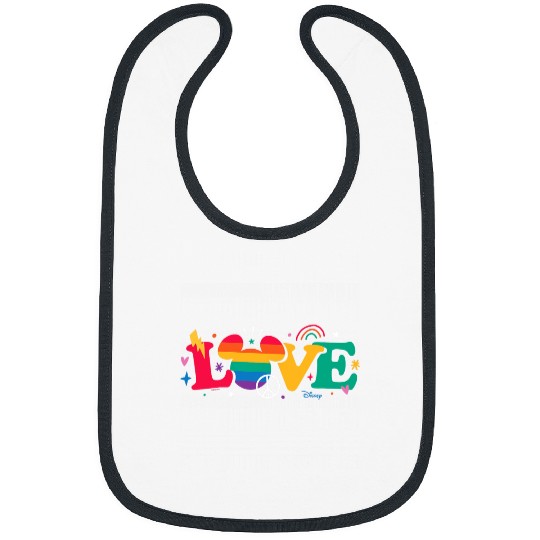 Disney Pride - Love Rainbow Mickey Ears Bibs