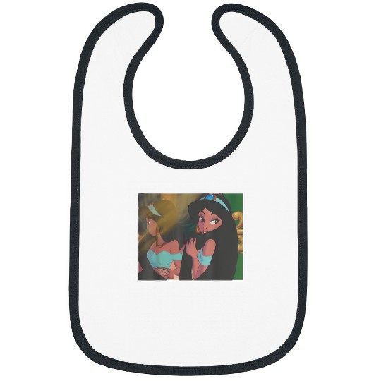 Disney Aladdin Jasmine Mirror Photograph Portrai Bibs