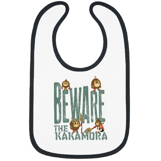 Disney Moana Beware The Kakamora Distressed Chest Poster Bibs