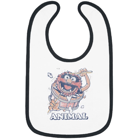 Disney The Muppets  Animal Wild Drummer Bust Through Bibs