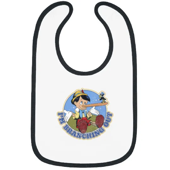 Disney Pinocchio Jiminy Cricket Branching Out Bibs