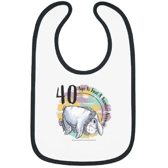 Disney Winnie The Pooh 40th Birthday Eeyore Quote Bibs