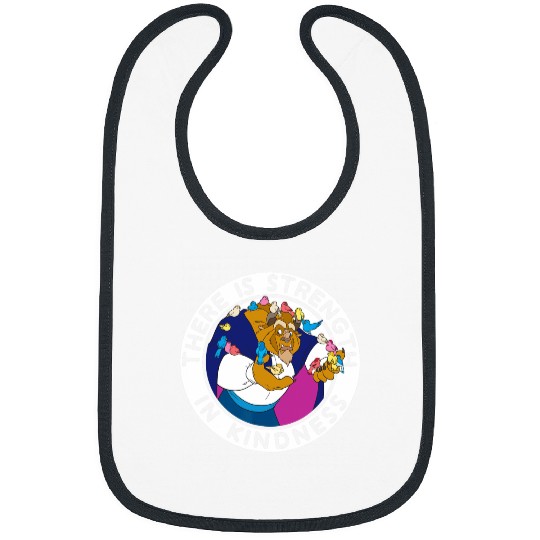 Disney Beauty And The Beast Strength In Kindness Bibs