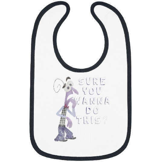 Disneyss Pixars Inside Out Sure You Wanna Do This Fear Logo Bibs