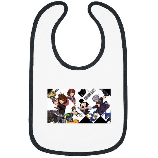 Disneyss Kingdom Hearts Iii Mickey Donald Sora Riku Bibs