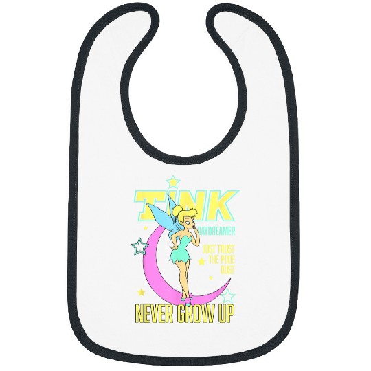 Disneyss Peter Pan Tinker Bell Comic Cover Front And Back Bibs