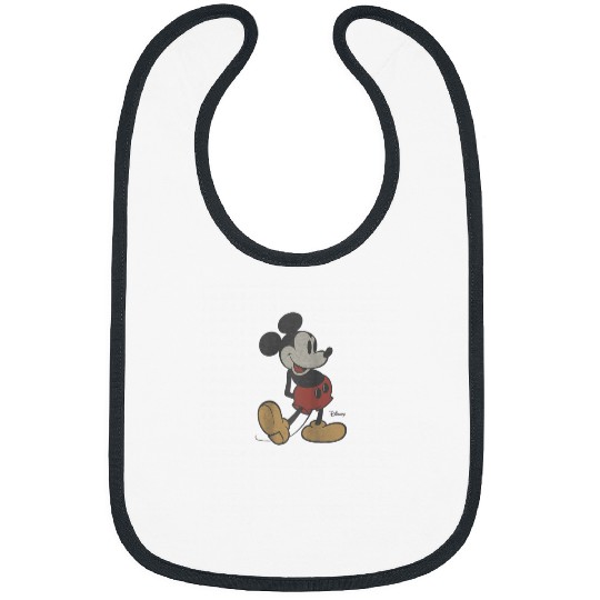 Disney Classic Mickey Mouse Pose Raglan Baseball Bibs