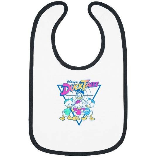 Disney DuckTales  Neon Outlines Group Shot Distr Bibs