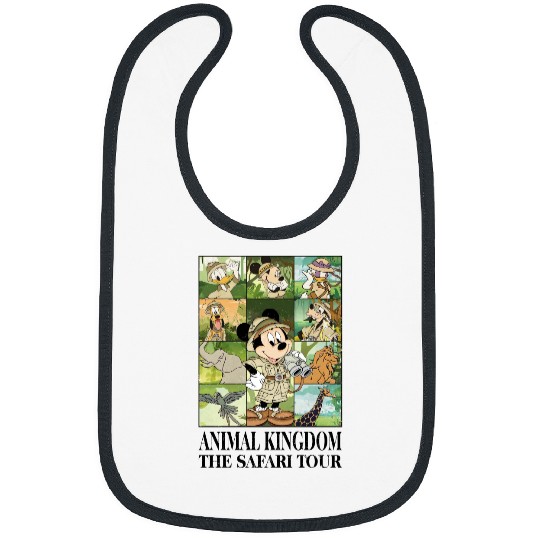 Animal Kingdom The Safari Tour , Disney Mickey and Friends Animal Kingdom Bibs