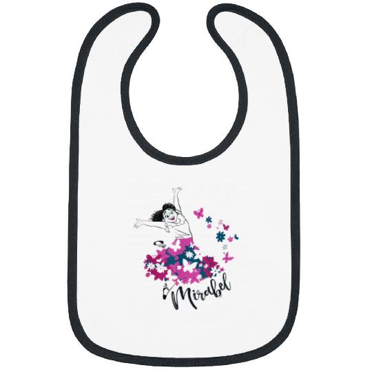 Disney Encanto Mirabel Madrigal Floral Lilac Pur Bibs