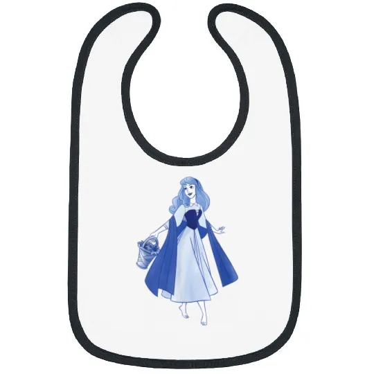 Disneyss Sleeping Beauty Briar Rose Blue Bibs