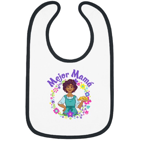 Disney Encanto Julieta Madrigal Mejor Mamá Portrait Bibs