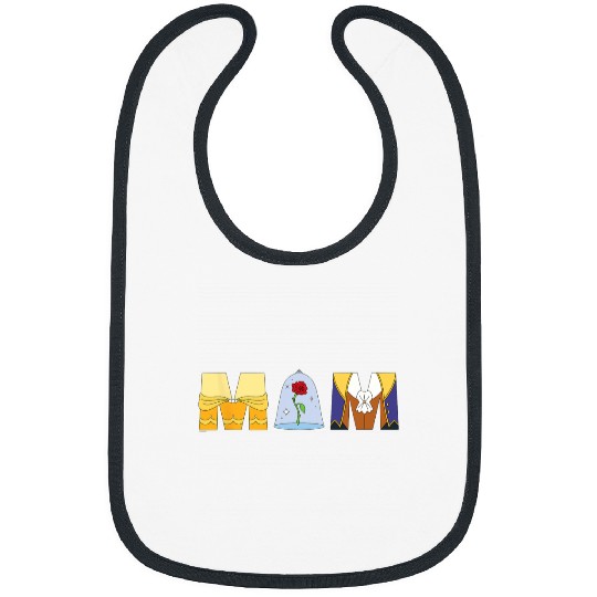 Disney Beauty and the Beast Belle Mother’s Day Birthday Mom Bibs