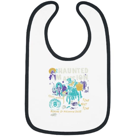 Retro The Haunted Mansion Ghosts Halloween Disney Spooky Month Spooky Season Essential T-Shi Bibs