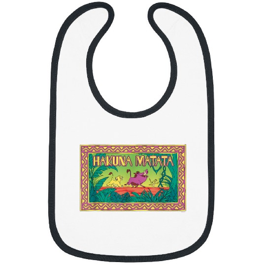 Disneyss The Lion King 30th Anniversary Hakuna Matata Retro Bibs