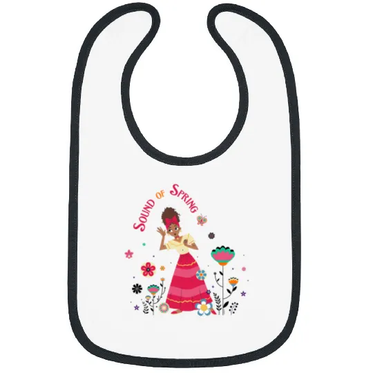 Disney Encanto Dolores Easter Flowers Sound of Spring Bibs