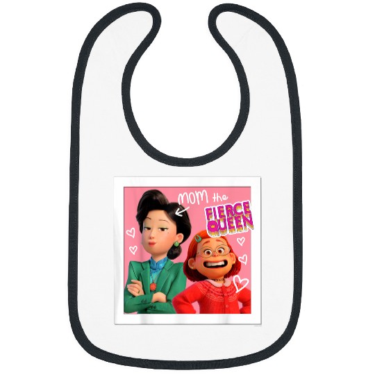 Disneyss And Pixarss Turning Red Mei Ming Mom The Fierce Queen Bibs