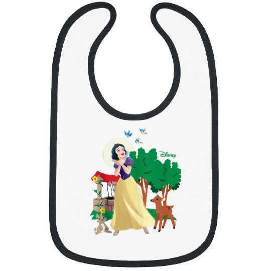 Disneyss Princess Snow White Nature Scene Bibs