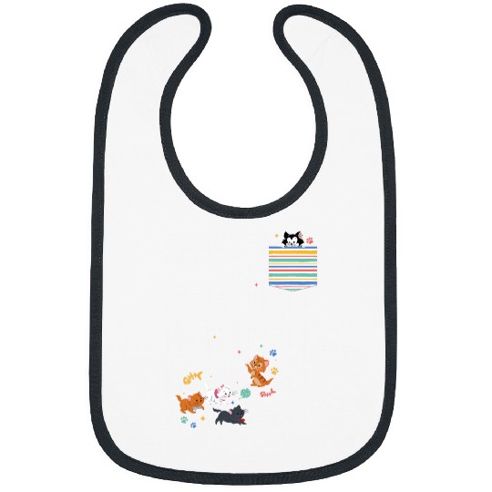 Disney The Aristocats Movie Kittens Pocket Bibs