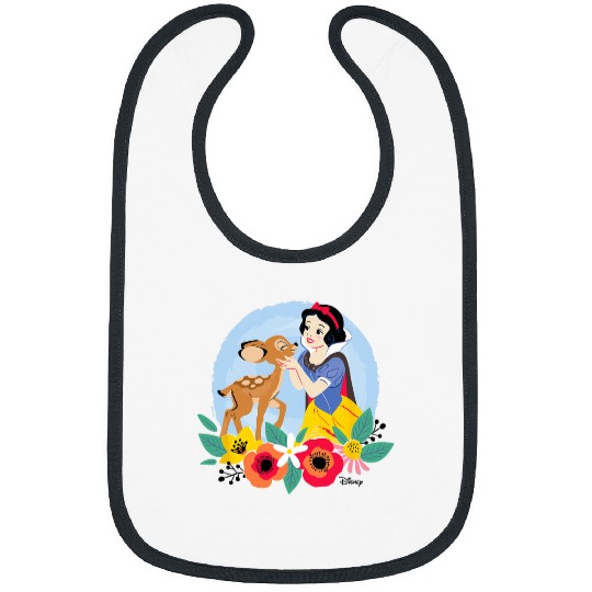 Disney Princess - Floral Snow White Deer Bibs
