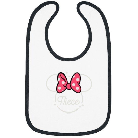 Disney Minnie Mouse Niece Head Icon Magic Family Trip Bibs