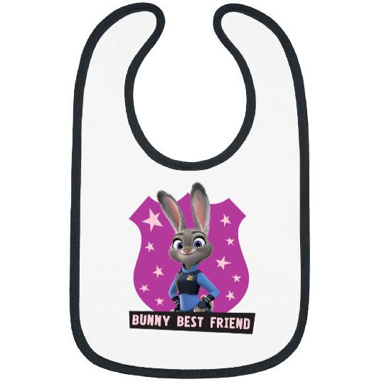 Disney Zootopia Judy Hopps Bunny Best Friend Officer Badge Bibs